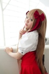 blonde_hair blouse cosplay hairbows jumper mayoi_neko_overrun! otsu serizawa_fumino rating:Safe score:0 user:nil!