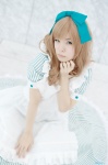 amnesia apron blonde_hair cosplay dress hairbow heroine_(amnesia) maitako rating:Safe score:0 user:nil!