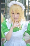 a-mi apron blonde_hair cosplay dress hairband hoshii_miki idolmaster maid maid_uniform rating:Safe score:1 user:nil!