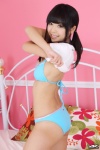4k-star_026 bed bikini_bottom sato_sakura shirt_lift swimsuit tshirt twintails rating:Safe score:0 user:nil!
