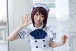 apron ayase bowtie cosplay hairband maid maid_uniform original rating:Safe score:0 user:pixymisa