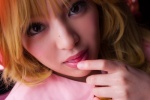 blonde_hair blouse cosplay eastern_fran flandre_scarlet hat suzuka touhou rating:Safe score:2 user:nil!
