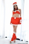 arm_warmers bikini_top choker leggings miniskirt santa_costume skirt stocking_cap swimsuit yuzuki_ai rating:Safe score:0 user:nil!