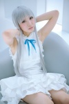 ano_hi_mita_hana_no_namae_wo_bokutachi_wa_mada_shiranai cosplay dress honma_meiko rinami silver_hair rating:Safe score:3 user:nil!