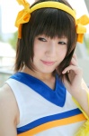 cheerleader_uniform cosplay hairband hair_ribbons pom_poms suzumiya_haruhi suzumiya_haruhi_no_yuuutsu tank_top wakame rating:Safe score:0 user:nil!