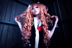 blouse cosplay danganronpa enoshima_junko houtou_singi red_hair school_uniform tie rating:Safe score:0 user:Kryzz