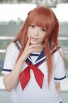 cosplay hair_ribbons red_hair sailor_uniform sakuu school_uniform tagme_character tagme_series rating:Safe score:0 user:nil!