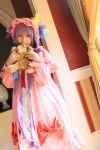 amatsuka_miyu cosplay dress hat patchouli_knowledge purple_hair robe stuffed_animal teddy_bear touhou rating:Safe score:0 user:nil!