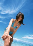 beach bikini cleavage hasebe_yuu ocean side-tie_bikini swimsuit wet ys_web_142 rating:Safe score:1 user:nil!