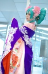 aida_yukiko aqua_hair cosplay hatsune_miku kimono tagme_song twintails vocaloid rating:Safe score:2 user:nil!