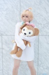 blonde_hair blouse cosplay sorano_yuni stuffed_animal tagme_character tagme_series teddy_bear rating:Safe score:1 user:nil!