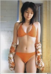 akiyama_nana bikini blouse cleavage open_clothes pupil swimsuit rating:Safe score:0 user:nil!