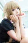 blonde_hair chii_(chobits) chobits cosplay dress rinrinko twintails rating:Safe score:0 user:nil!