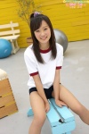 buruma costume gym_uniform kana_yuuki ponytail shorts tshirt vaulting_horse rating:Safe score:2 user:nil!