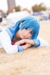 bishoujo_senshi_sailor_moon blue_hair cosplay mizuno_ami nagisa_mark-02 pleated_skirt sailor_mercury sailor_uniform sapphire school_uniform skirt rating:Safe score:0 user:nil!