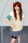 azuki blouse cosplay garters hairbows pleated_skirt school_uniform shirai_kuroko skirt socks sweater_vest to_aru_kagaku_no_railgun twintails rating:Safe score:0 user:nil!