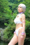 bikini capcom_gal cleavage cosplay elena igarashi_nao street_fighter swimsuit white_hair rating:Safe score:1 user:nil!