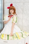 apron cosplay dress hairbow hirasawa_yui k-on! petticoat scarf yaya rating:Safe score:0 user:pixymisa