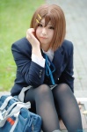 blazer blouse bookbag cosplay hirasawa_yui k-on! pantyhose pleated_skirt rin_(iii) school_uniform skirt rating:Safe score:1 user:nil!