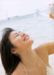 beach bikini_top himitsu isoyama_sayaka ocean swimsuit waterbottle wet rating:Safe score:0 user:nil!