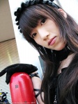 apron arm_laces collar cosplay gloves maid maid_uniform morte suzuyuki_kaho vispo_original rating:Safe score:0 user:nil!