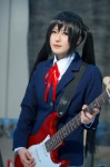 blazer blouse cosplay guitar k-on! miniskirt nakano_azusa narimiya pleated_skirt ribbon_tie school_uniform skirt twintails rating:Safe score:0 user:pixymisa