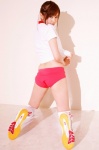 ass buruma costume gym_uniform kneepads kneesocks polo seo_akiko shirt_lift shorts side_ponytail rating:Safe score:1 user:nil!