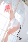 apron cosplay mike momo_velia_deviluke panties pink_hair shinkon_keikaku tail to_love-ru rating:Safe score:2 user:nil!