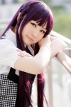 aji blouse cosplay inu_boku_secret_service jumper purple_eyes purple_hair shirakiin_ririchiyo tie twin_braids rating:Safe score:0 user:pixymisa