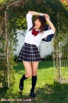 blouse bookbag kneesocks pleated_skirt school_uniform skirt suzukawa_kei rating:Safe score:0 user:nil!