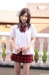 blouse costume dgc_0624 ishii_kaori pleated_skirt school_uniform skirt rating:Safe score:0 user:nil!