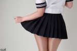 4k-star_018 kisaragi_kurumi pantyhose pleated_skirt sailor_uniform school_uniform sheer_legwear skirt skirt_lift rating:Safe score:1 user:nil!