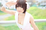 amami_haruka cleavage cosplay hairbows idolmaster kipi tubetop vest rating:Safe score:4 user:nil!