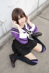 cosplay dress i"s miniskirt pleated_skirt school_uniform skirt thighhighs tie yatoshi_riya yoshizuki_iori zettai_ryouiki rating:Safe score:0 user:pixymisa
