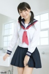 4k-star_271 bathroom matsushita_miho pleated_skirt sailor_uniform school_uniform skirt skirt_lift twintails rating:Safe score:0 user:nil!