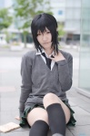 a-mi blouse boku_wa_tomodachi_ga_sukunai cardigan cosplay kneesocks mikazuki_yozora pleated_skirt school_uniform skirt rating:Safe score:1 user:nil!