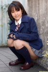 blouse coat costume dgc_0813 kneesocks kurio_nene pleated_skirt school_uniform skirt rating:Safe score:0 user:nil!