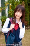 ayame_mio blouse bookbag pleated_skirt school_uniform skirt sweater_vest rating:Safe score:0 user:nil!