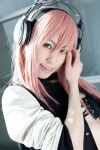 bandeau choker cosplay headphones jacket nitro_super_sonic pink_hair super_soniko tsukiya rating:Safe score:1 user:pixymisa