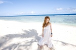 araki_sayaka beach dress glamorous_high ocean rating:Safe score:1 user:nil!