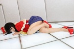 blouse cosplay da_qiao hat higurashi_ran miniskirt panties shin_sangoku_musou skirt rating:Safe score:2 user:nil!