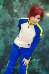 cosplay crossplay inazuma_eleven kiyama_hiroto kizakura_jyunko red_hair track_suit rating:Safe score:0 user:nil!