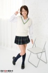 blouse costume girlz_high kneesocks mamiya_reina pleated_skirt school_uniform skirt sweater_vest rating:Safe score:0 user:nil!