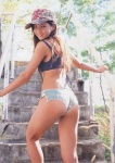 ass baseball_cap croptop nagasaki_rina rubber_duckie shorts suspenders rating:Safe score:0 user:nil!