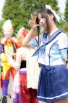 cosplay hairbow love_plus pantyhose pleated_skirt sailor_uniform school_uniform skirt takane_manaka tsukushi rating:Safe score:0 user:nil!