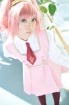 anya_alstreim blouse code_geass cosplay hairband jumper kneesocks pink_hair sakurano_piko school_uniform rating:Safe score:0 user:nil!