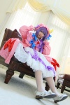 amatsuka_miyu cosplay dress hat patchouli_knowledge purple_hair robe thighhighs touhou rating:Safe score:0 user:nil!