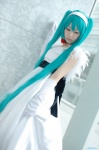 aqua_hair cendrillon_(vocaloid) choker cosplay elbow_gloves gloves gown hairband hatsune_miku merino_moko twintails vocaloid wings rating:Safe score:0 user:nil!