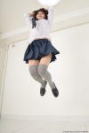blouse grey_legwear nomura_aino panties pleated_skirt school_uniform skirt thighhighs tie rating:Safe score:0 user:nil!