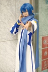 blue_hair coat cosplay crossplay kaito scarf tatsuki_(ii) vocaloid rating:Safe score:1 user:nil!